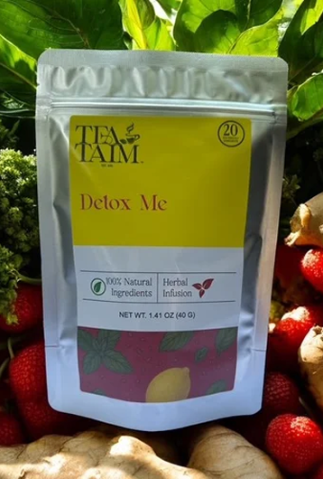 Invigorating Detox Me Herbal Tea with menthol and pepper